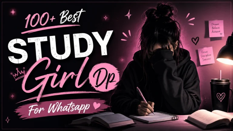 Best Study Girl Dp For Whatsapp