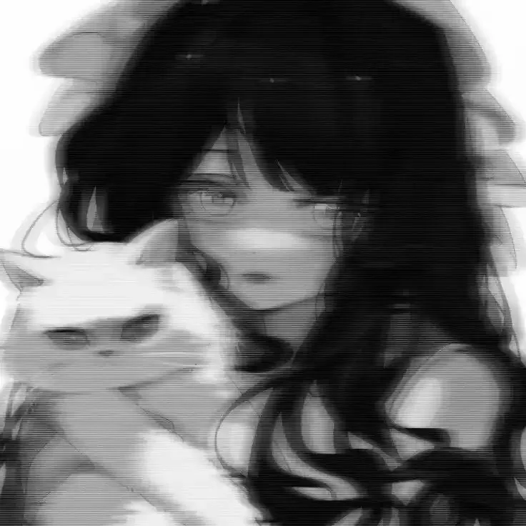 Black And White Anime Dp
