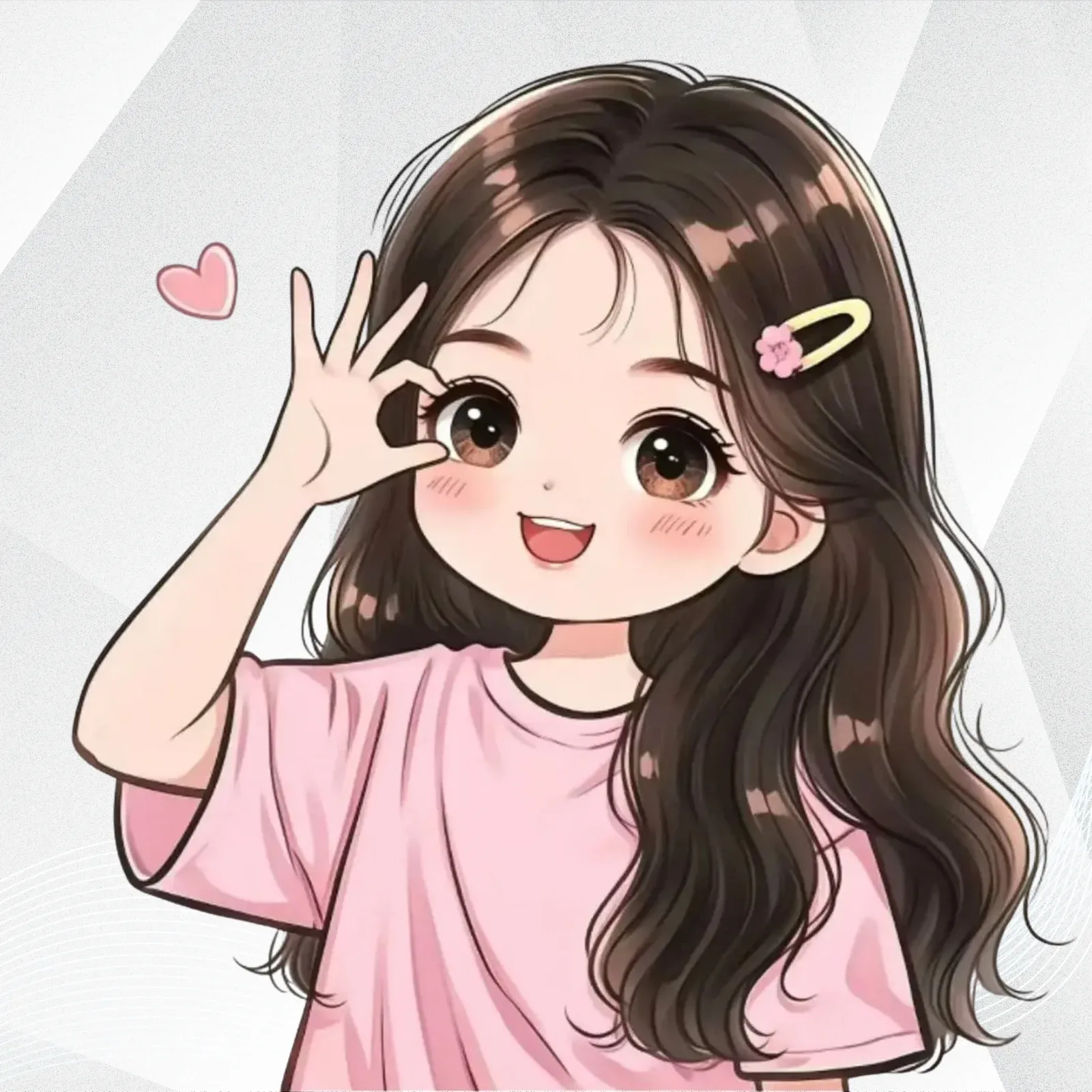 aesthetic dp cartoon girl aesthetic dp cartoon girl