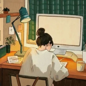 alone study dp girl