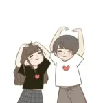 instagram cartoon dp for girls cute download