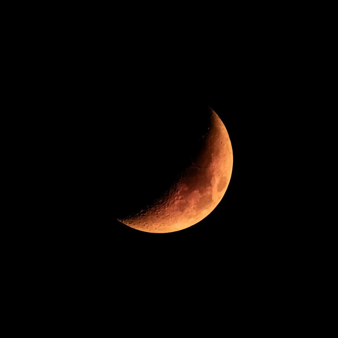 mobile real night moon