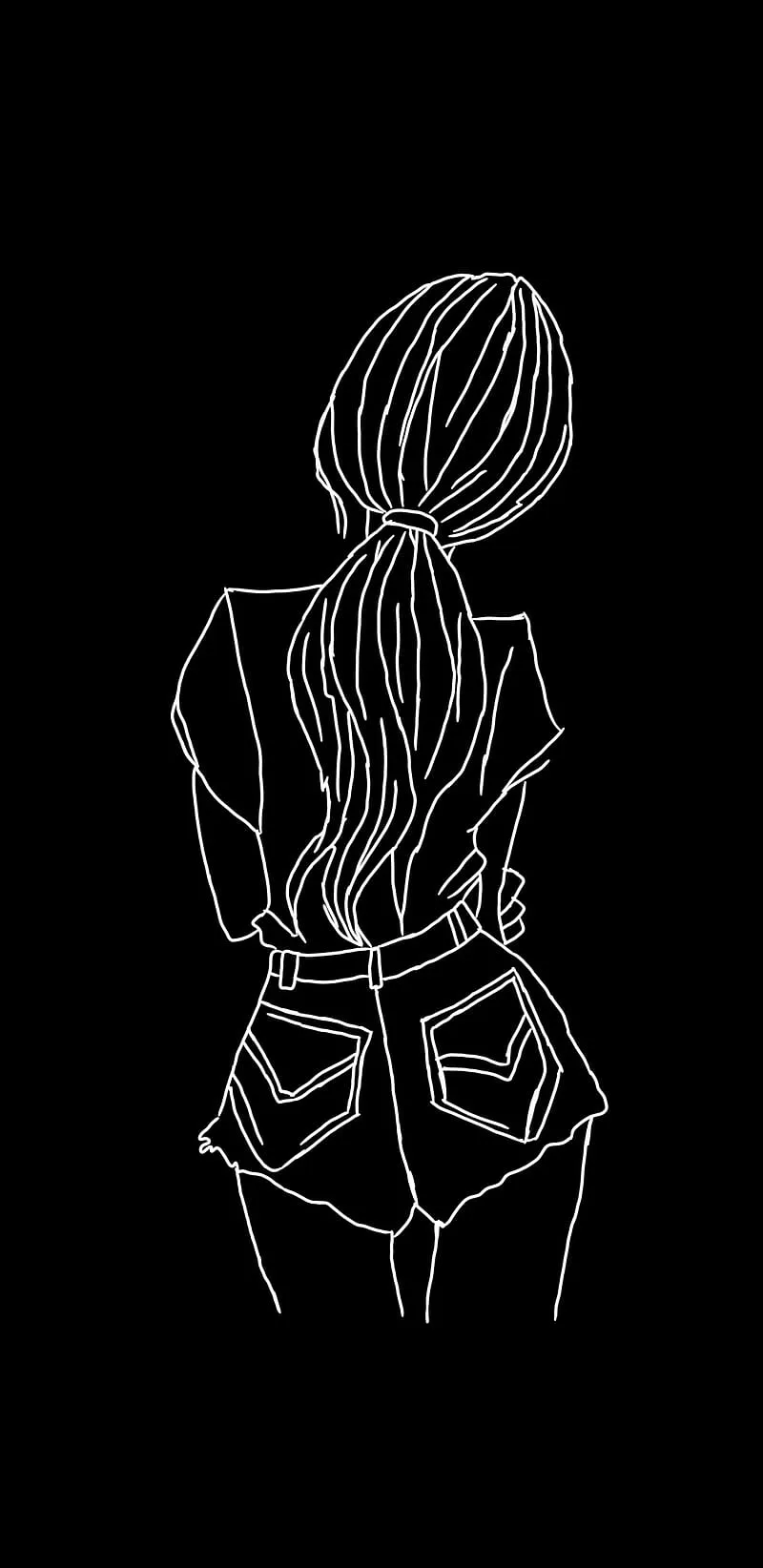 Alone Black WhatsApp DP Girl