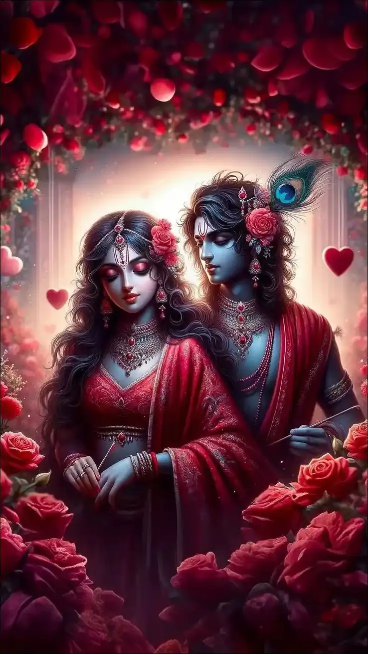 Cute Little Radha Krishna Images