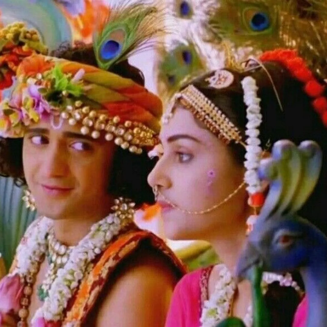 Romance DP WhatsApp Radha Krishna Serial Images