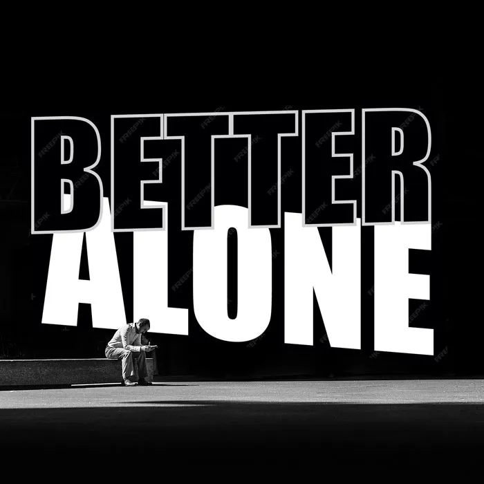 Sad alone black whatsapp dp