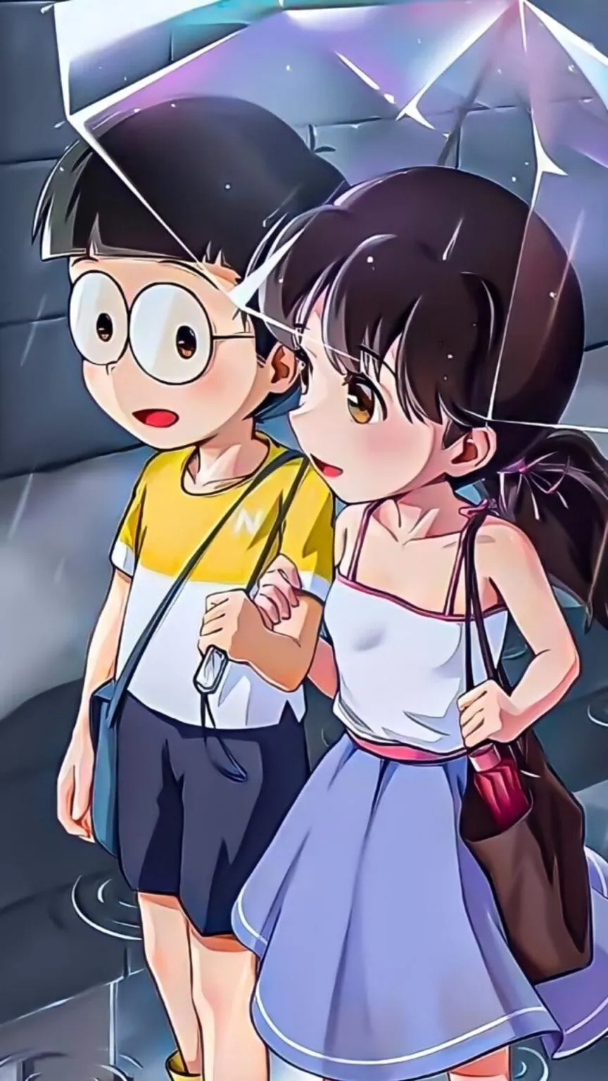 Shizuka and Nobita
